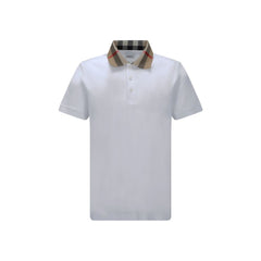 White Cotton Polo Shirt
