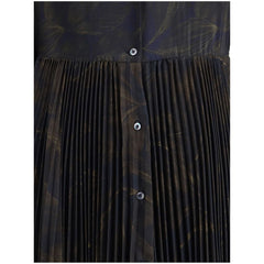 Multicolor Polyester Casual Dress