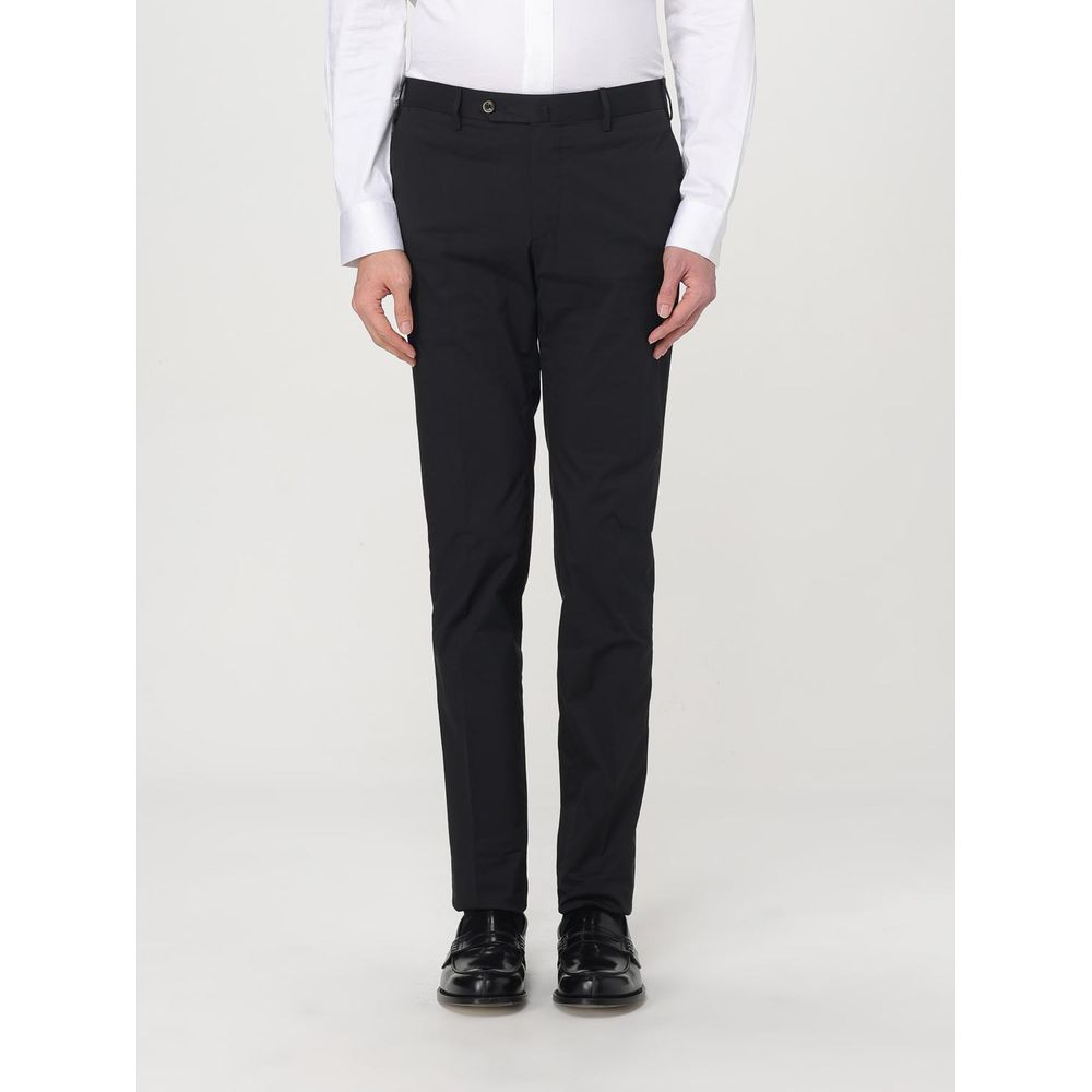 Black Cotton Dress Pants