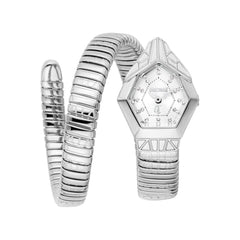 Gray Stainless Steel Dress Watch