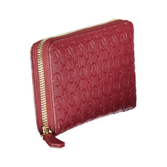 Rosso Polyurethane Women Wallet