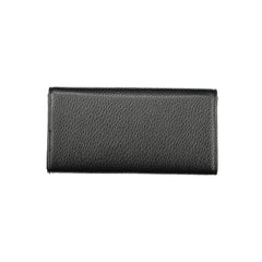 Black Polyurethane Women Wallet