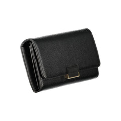 Black Polyurethane Women Wallet