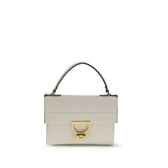 Beige Calf Leather Bos Taurus Handbag