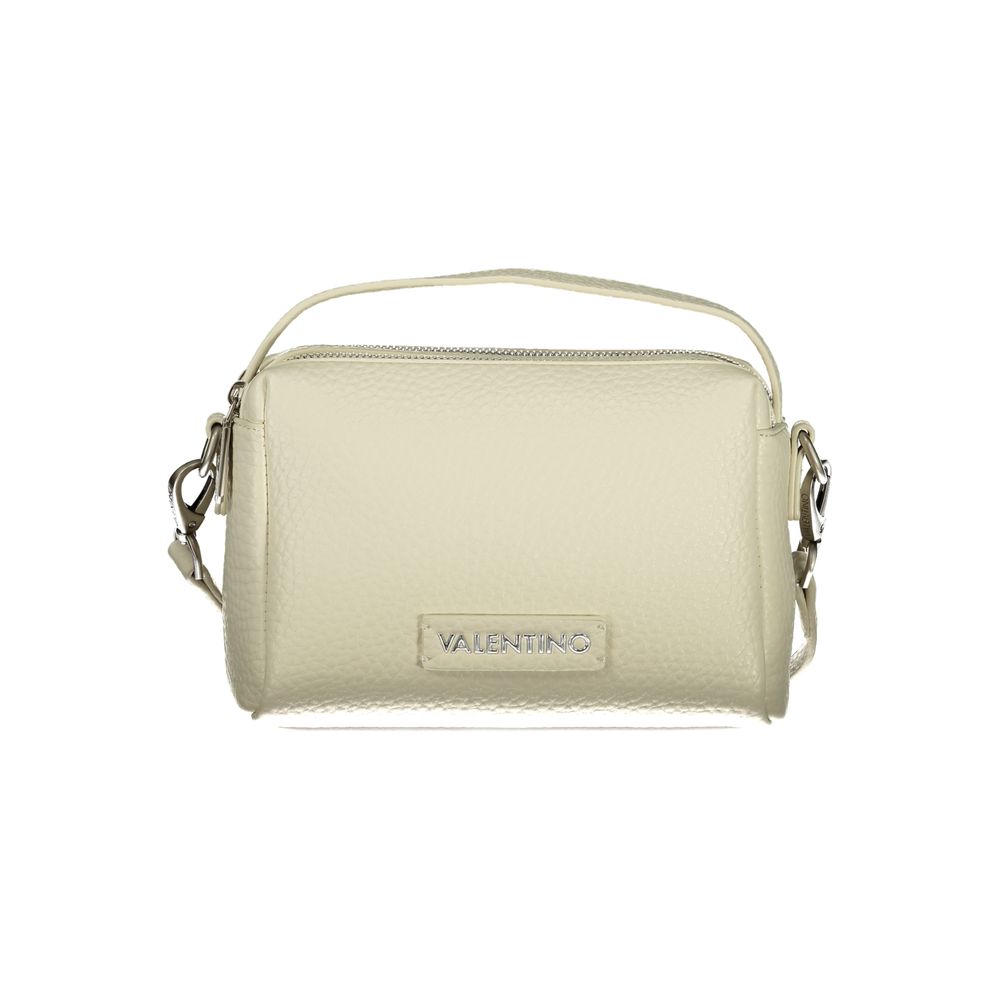 Bianco Polyurethane Women Handbag