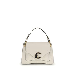 Beige Calf Leather Bos Taurus Shoulder Bag