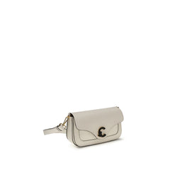 White Calf Leather Bos Taurus Shoulder Bag
