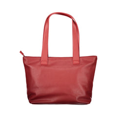Rosso Polyurethane Woman Shoulder Bag
