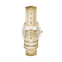 Gold Plastic Dress Watch
