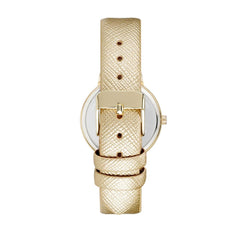 Gold Plastic Dress Watch