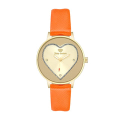 Orange Plastic Dress Watch