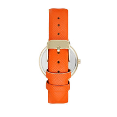 Orange Plastic Dress Watch