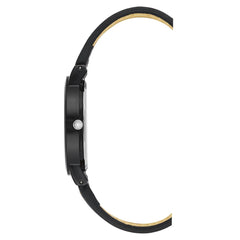 ساعة يد بلاستيكية سوداء