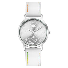 White Plastic Dress Watch
