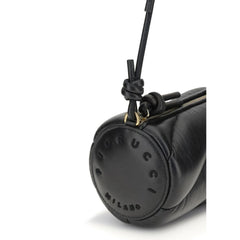 Black Calf Leather Bos Taurus Shoulder Bag