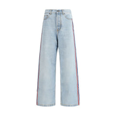 Blue Cotton Jeans Denim