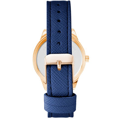 Blue Plastic Dress Watch