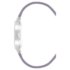 Purple Plastic Dress Watch