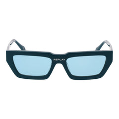 Turquoise Plastic Sunglasses