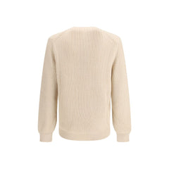 Beige Fleece Wool Sweatshirt