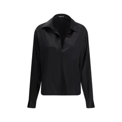 Black Silk Dress Shirt