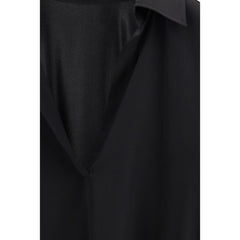 Black Silk Dress Shirt