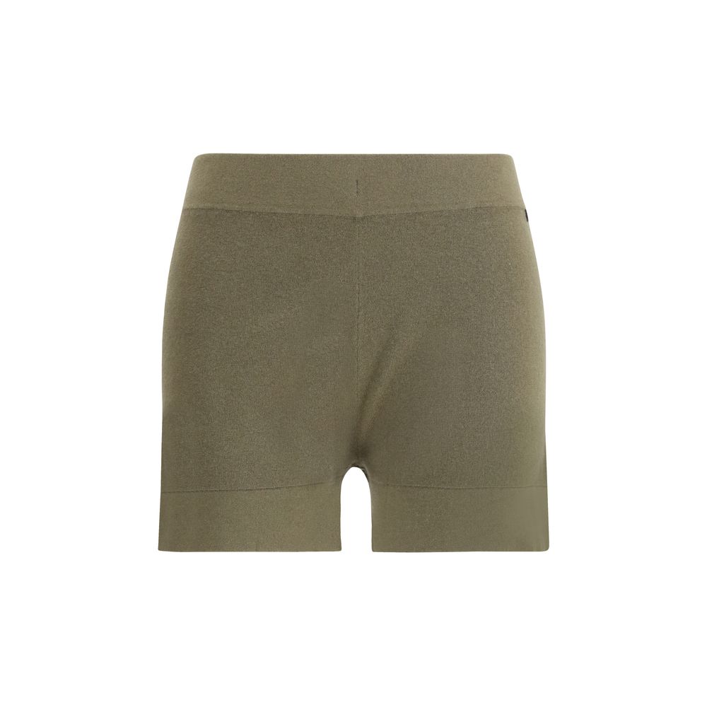 Bicolor Cotton Bermuda Shorts