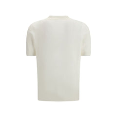 White Cotton Polo Shirt
