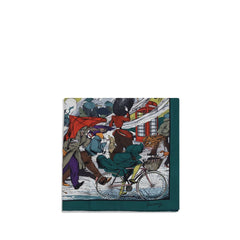 وشاح حريري متعدد الألوان