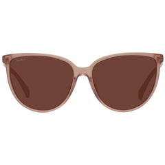 Beige Plastic Sunglasses