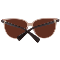Beige Plastic Sunglasses