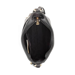 Black Canvas Crossbody Bag