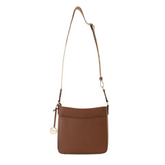 Brown Canvas Crossbody Bag