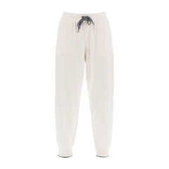 White Cashmere Casual Pants