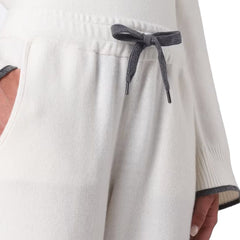 White Cashmere Casual Pants