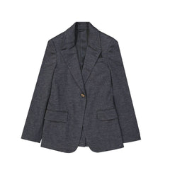 Gray Wool Blazer