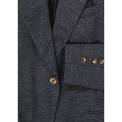 Gray Wool Blazer