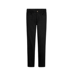 Black Cotton Skinny Jeans