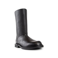 Black Calfskin Boots