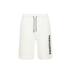 White Cotton Bermuda Shorts