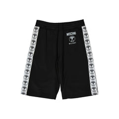 Black Elastane Shorts