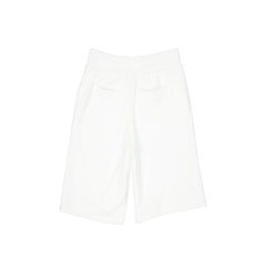 White Cotton Shorts