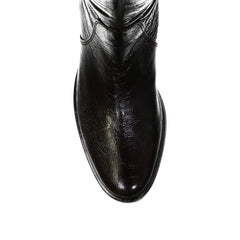 Black Calfskin Over The Knee
