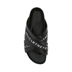 Black Polyethylene Slippers