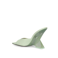 Bicolor Calfskin Mules