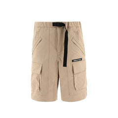 Beige Cotton Bermuda Shorts