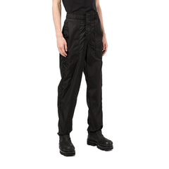 Black Polyamide Athletic Pants