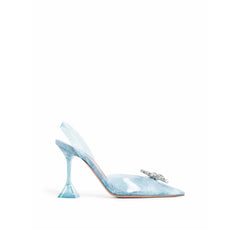 Blue Plexiglass Pumps