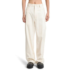 White Cashmere Chino Pants