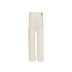White Cashmere Chino Pants